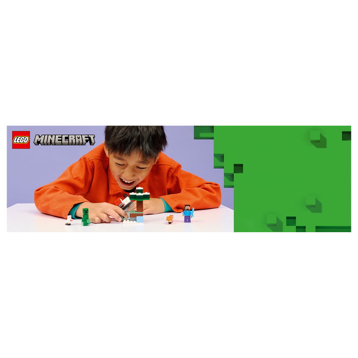 LEGO Minecraft La Aventura de Steve en la Taiga 21583, 79 piezas