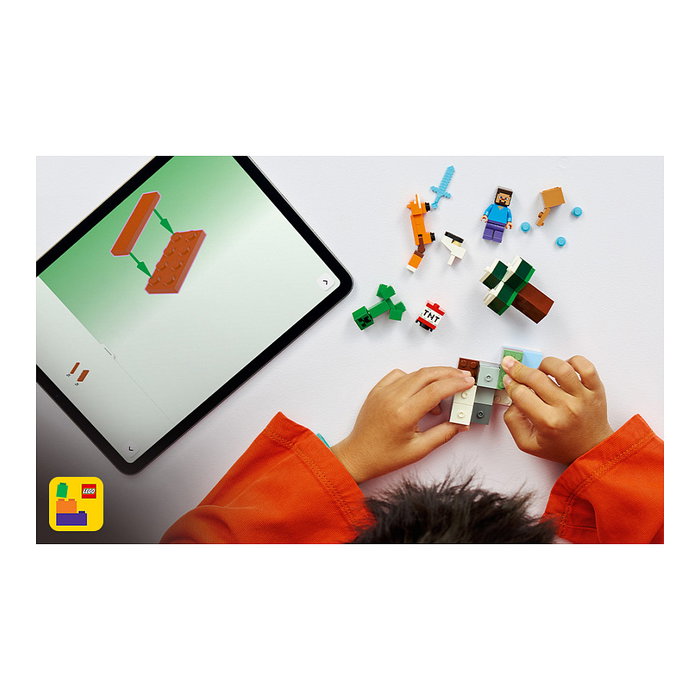 LEGO Minecraft La Aventura de Steve en la Taiga 21583, 79 piezas
