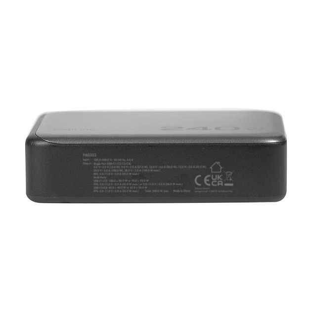 LogiLink Cargador de escritorio USB-C 240 W GaN 4 puertos USB-C PD Negro