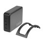 LogiLink Cargador de escritorio USB-C 240 W GaN 4 puertos USB-C PD Negro