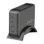 LogiLink Cargador de escritorio USB-C 240 W GaN 4 puertos USB-C PD Negro