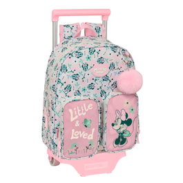 Mochila Escolar Minnie Mouse Minty Rosa 28 x 34 x 10 cm