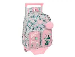 Mochila Escolar Minnie Mouse Minty Rosa 28 x 34 x 10 cm