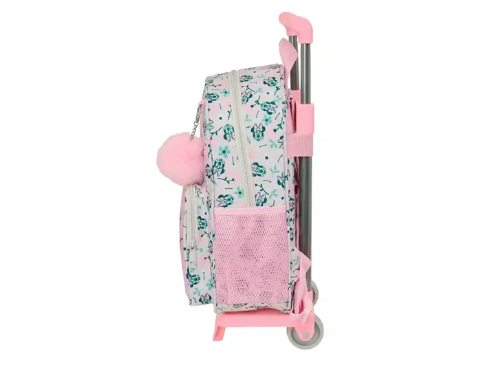 Safta Mochila con Carro 705 Minnie Mouse Minty - Mochila Escolar con Ruedas 340x280x100 mm