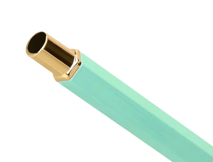 Belius Bolígrafo Macaron Bliss Verde Dorado Tinta Azul 0.8 mm Diseño Elegante Caja de Lujo