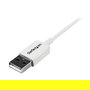 StarTech Cable USB 2.0 A Macho a Micro USB B Macho para Smartphone, 1 m, Longitud 1 Metro, Blanco