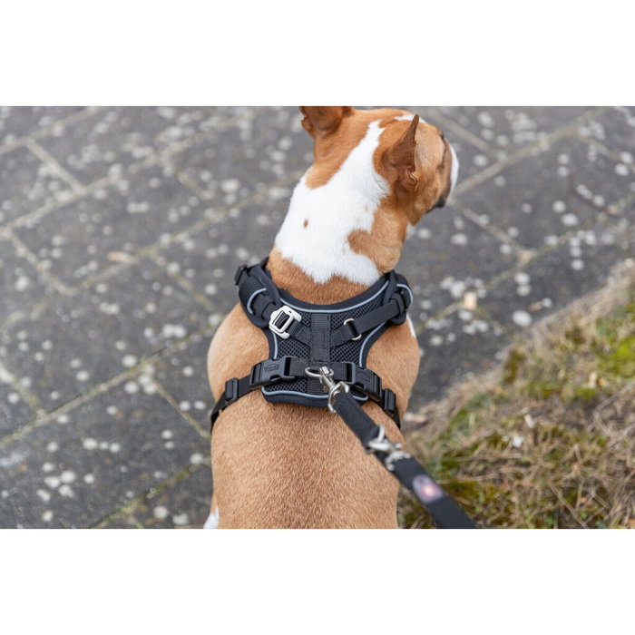Arnés para Perro Trixie Premium FlexMesh Negro M