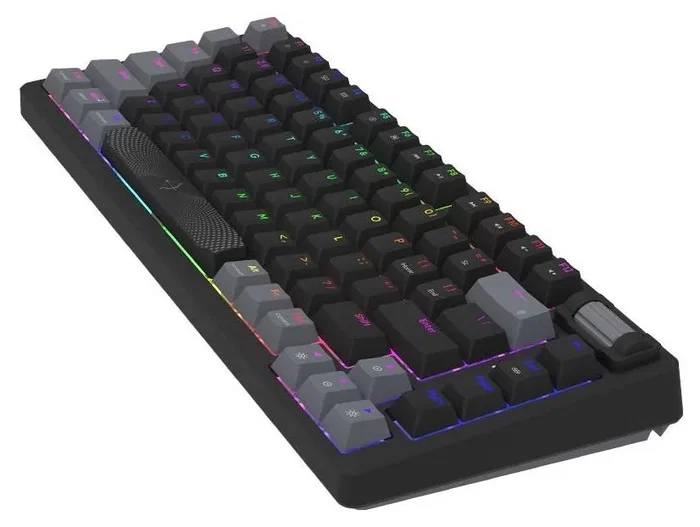 Aqirys Teclado Mecánico Gaming Adara HaiMu Linear Pink, Cableado, Retroiluminado, Negro-Gris, Diseño Polaco Aqirys Teclado Mecánico Gaming Adara HaiMu Linear Pink, Cableado, Retroiluminado, Negro-Gris, Diseño Polaco