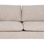 Sofá 3 Plazas Beige Tejido-Madera 221 X 90 X 87 cm