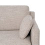 Sofá 3 Plazas Beige Tejido-Madera 221 X 90 X 87 cm