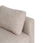 Sofá 3 Plazas Beige Tejido-Madera 221 X 90 X 87 cm
