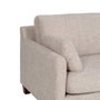Sofá 3 Plazas Beige Tejido-Madera 221 X 90 X 87 cm