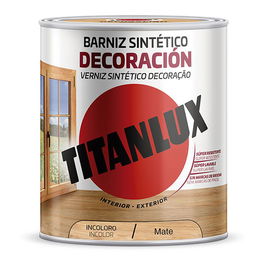 Titan Barniz Sintético Decoración Incoloro Mate 250 ml