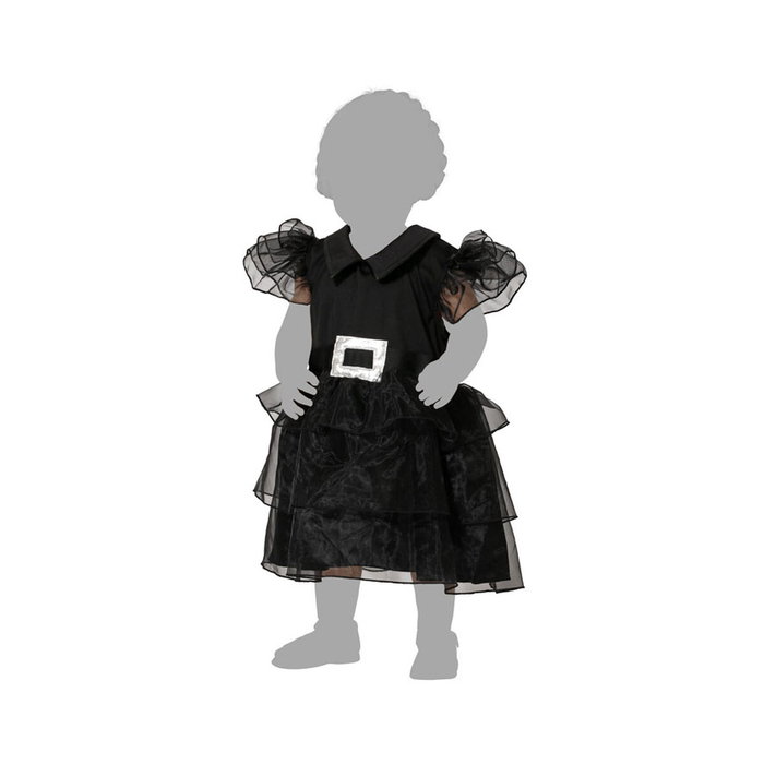 Disfraz Fantasma Bebé Niña Halloween Negro con Vestido y Capucha 24 Meses Disfraz Fantasma Bebé Niña Halloween Negro con Vestido y Capucha 24 Meses