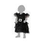 Disfraz Fantasma Bebé Niña Halloween Negro con Vestido y Capucha 24 Meses