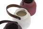 DKD Home Decor Set de 6 Velas Pilar con Asa, Surtido de Colores