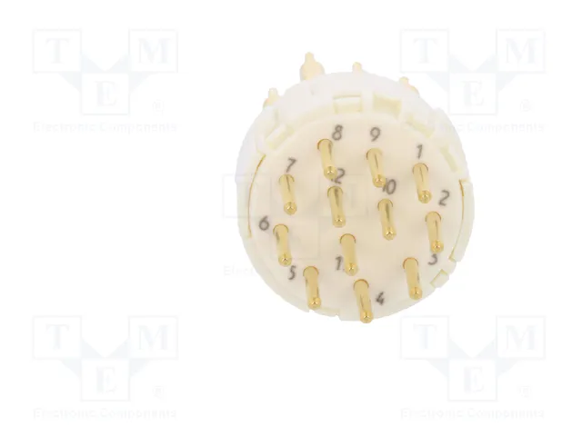HARTING Conector M23 Macho de 12 Pines para Uso Industrial HARTING Conector M23 Macho de 12 Pines para Uso Industrial