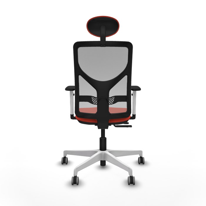 PIQUERAS Y CRESPO Silla de oficina Motilla Naranja oscuro y Gris PIQUERAS Y CRESPO Silla de oficina Motilla Naranja oscuro y Gris