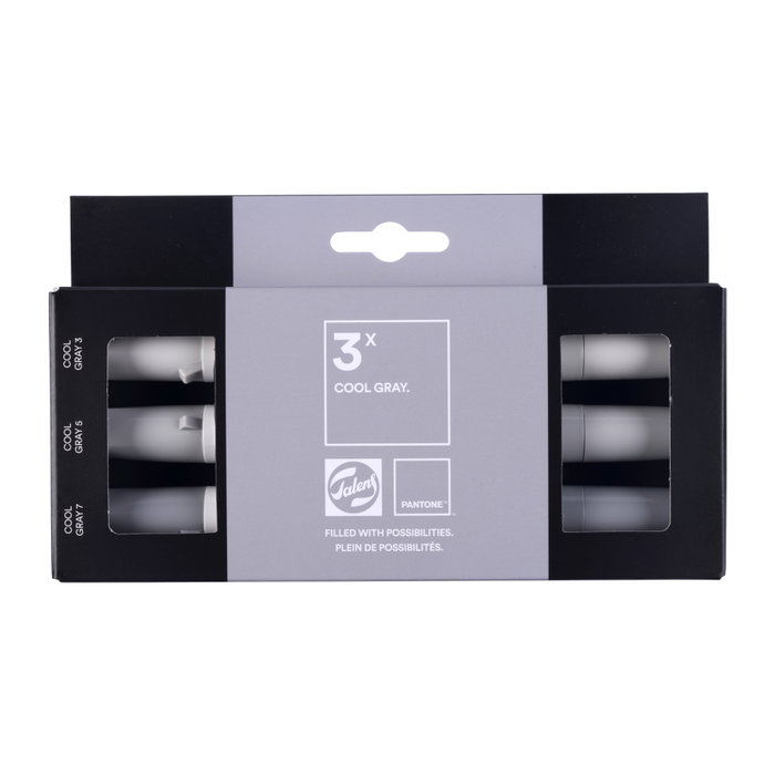 Talens | Pantone Set de 3 Marcadores Cool Gray Talens | Pantone Set de 3 Marcadores Cool Gray