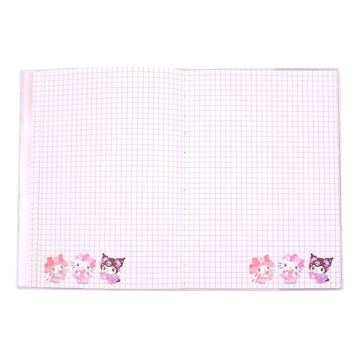 Sanrio Libreta Hello Kitty & Friends Sakura Series Holographic Checkered