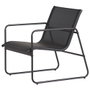 Outfit Muebles de Jardín 4 Piezas en Negro, Metal