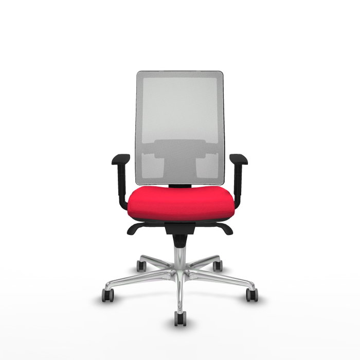 PIQUERAS Y CRESPO Silla de oficina Horna con mecanismo Sincro, Rojo y Blanco PIQUERAS Y CRESPO Silla de oficina Horna con mecanismo Sincro, Rojo y Blanco
