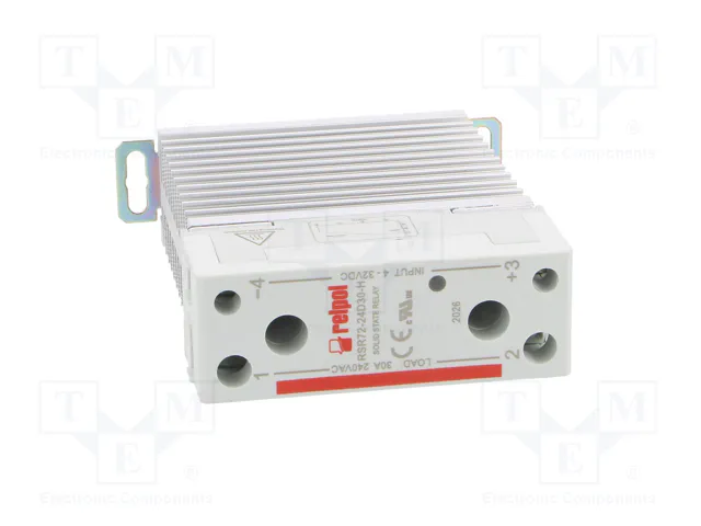 RELPOL RSR72-24D30-H Relé de semiconductor monofásico 30A 24-280VAC