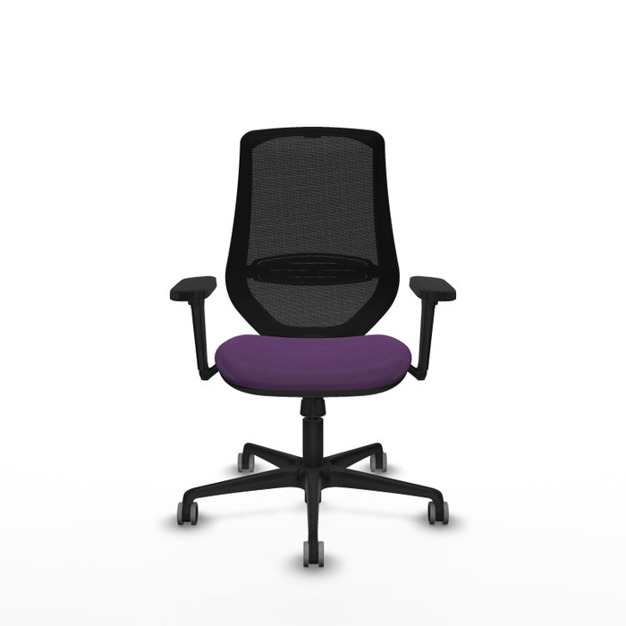 PIQUERAS Y CRESPO Silla de oficina Mardos con mecanismo Sincro, Morado y Negro PIQUERAS Y CRESPO Silla de oficina Mardos con mecanismo Sincro, Morado y Negro