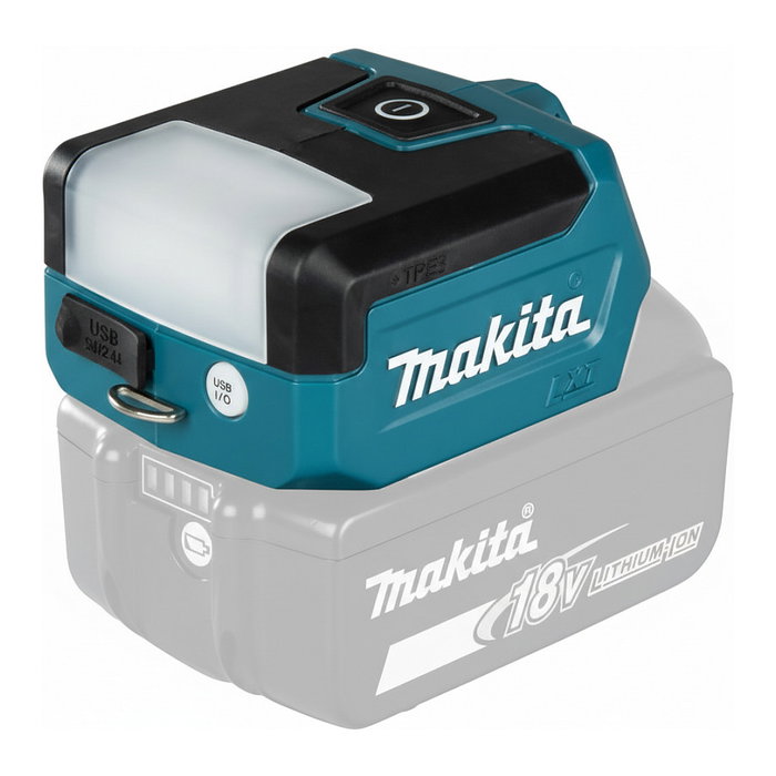 Makita DML817 Linterna LED Recargable 18V con Puerto USB Makita DML817 Linterna LED Recargable 18V con Puerto USB