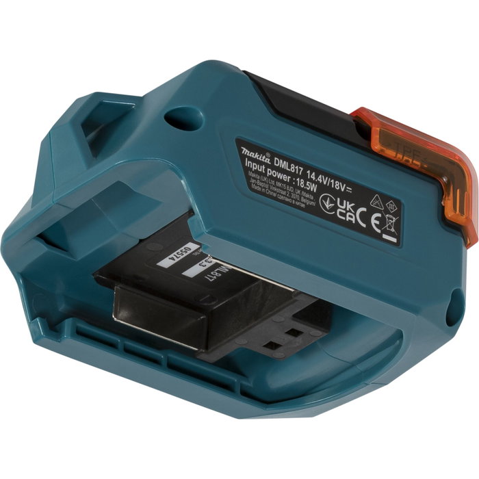 Makita DML817 Linterna LED Recargable 18V con Puerto USB Makita DML817 Linterna LED Recargable 18V con Puerto USB