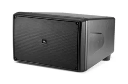 JBLPRO SB2210 Subwoofer Refuerzo Graves 500W 38Hz, 2x10" Cono Fibra Vidrio, Diseño Compacto Perfil Bajo Exterior 79.5x82.4x56.8cm