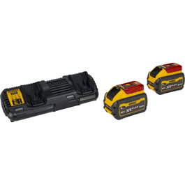 DeWALT DCB132X2 FlexVolt-Starter Set con 2 baterías de 54V y cargador dual