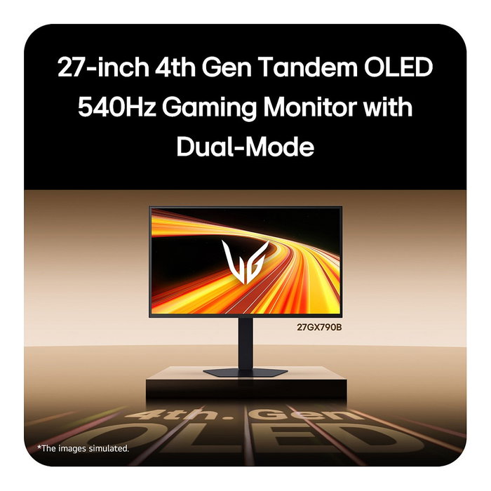 LG UltraGear 27GX790B-B OLED 27 pulg. QHD 540Hz