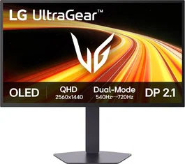 LG UltraGear 27GX790B-B OLED 27 pulg QHD 540Hz/720Hz HDMI 2.1 DP 2.1