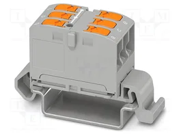 PHOENIX CONTACT PTVFIX 6X2,5-NS35A GY Conector de carril 24A 690V