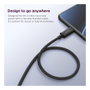 Lenovo 40AW100BEU Cargador Multi-puerto USB-C 100W GaN Negro con Cable de 1,8 m
