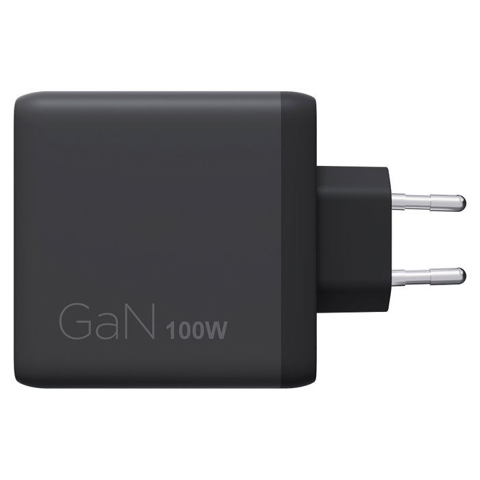 Lenovo 40AW100BEU Cargador Multi-puerto USB-C 100W GaN Negro con Cable de 1,8 m