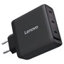 Lenovo 40AW100BEU Cargador Multi-puerto USB-C 100W GaN Negro con Cable de 1,8 m