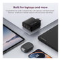 Lenovo 40AW100BEU Cargador Multi-puerto USB-C 100W GaN Negro con Cable de 1,8 m