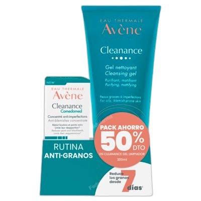 Avène Cleanance Comedomed Set Anti-Imperfecciones Piel Grasa y Acneica - Concentrado 30ml + Gel Limpiador 200ml (2 pz) Avène Cleanance Comedomed Set Anti-Imperfecciones Piel Grasa y Acneica - Concentrado 30ml + Gel Limpiador 200ml (2 pz)