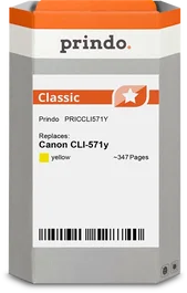 Prindo Cartucho de tinta amarillo PRICCLI571Y Classic