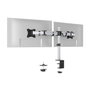 Durable 509523 Soporte para 2 Monitores Articulado Plata
