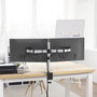 Durable 509523 Soporte para 2 Monitores Articulado Plata