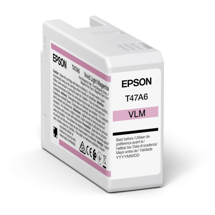 Epson Cartucho de Tinta UltraChrome Pro10 Vivid Light Magenta T47A6 50ml Epson Cartucho de Tinta UltraChrome Pro10 Vivid Light Magenta T47A6 50ml