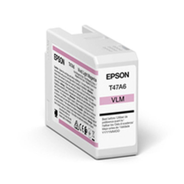 Epson Cartucho de Tinta UltraChrome Pro10 Vivid Light Magenta T47A6 50ml Epson Cartucho de Tinta UltraChrome Pro10 Vivid Light Magenta T47A6 50ml