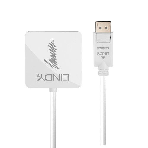 Lindy 41028 Adaptador DisplayPort 1.2 a HDMI, VGA (D-Sub) y DVI-D - Negro