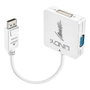 Lindy 41028 Adaptador DisplayPort a DVI-D + VGA (D-Sub) + HDMI Negro