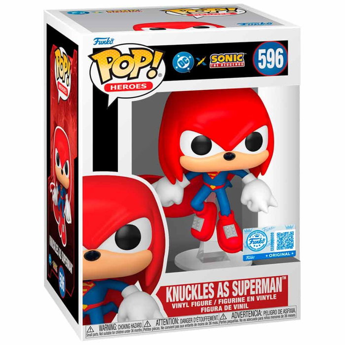 Funko POP! Heroes Knuckles as Superman Sonic the Hedgehog x DC Comics