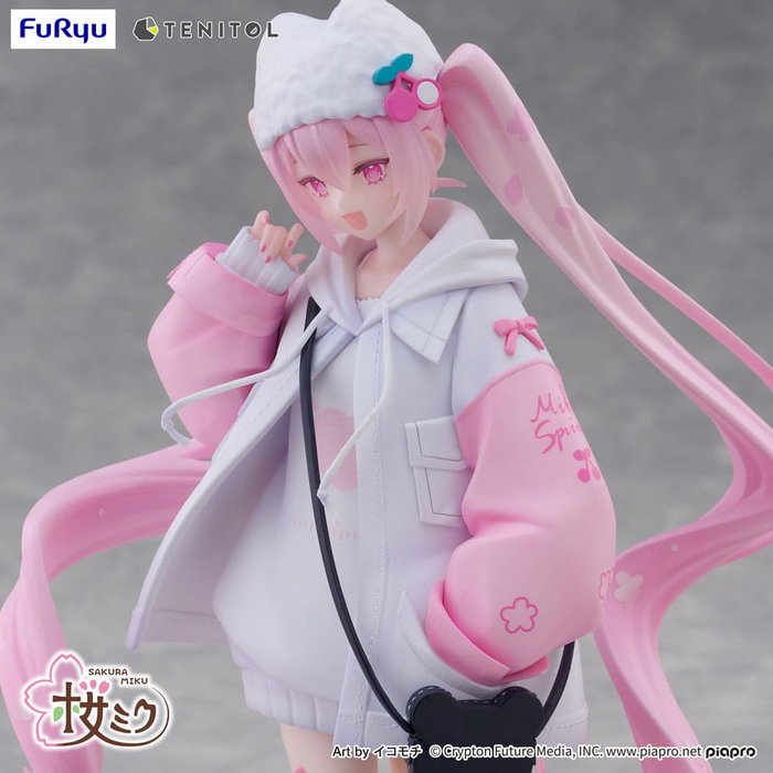 Hatsune Miku Estatua PVC Tenitol Sakura Miku Cool style [petit] 19 cm