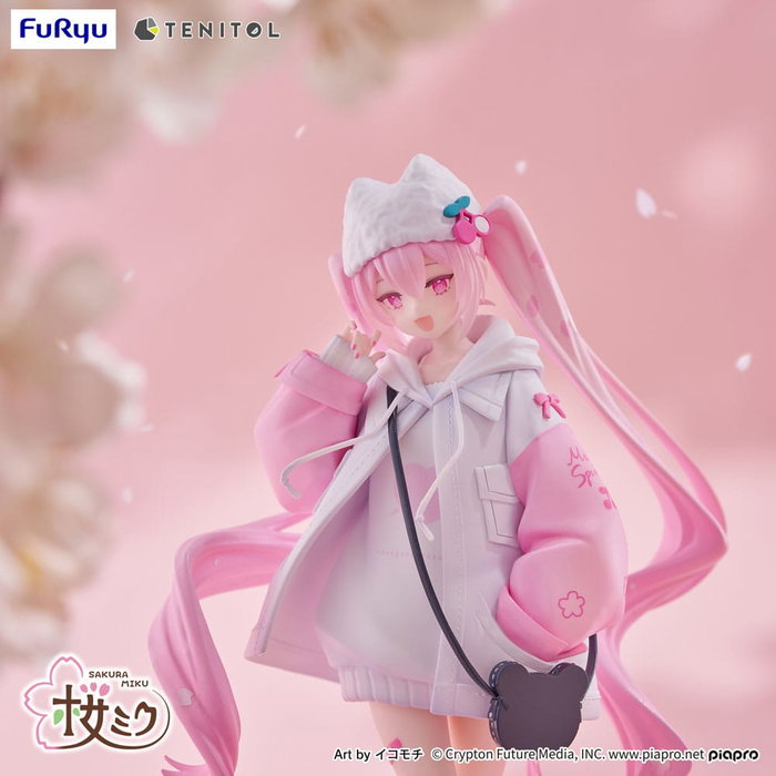 Hatsune Miku Estatua PVC Tenitol Sakura Miku Cool style [petit] 19 cm